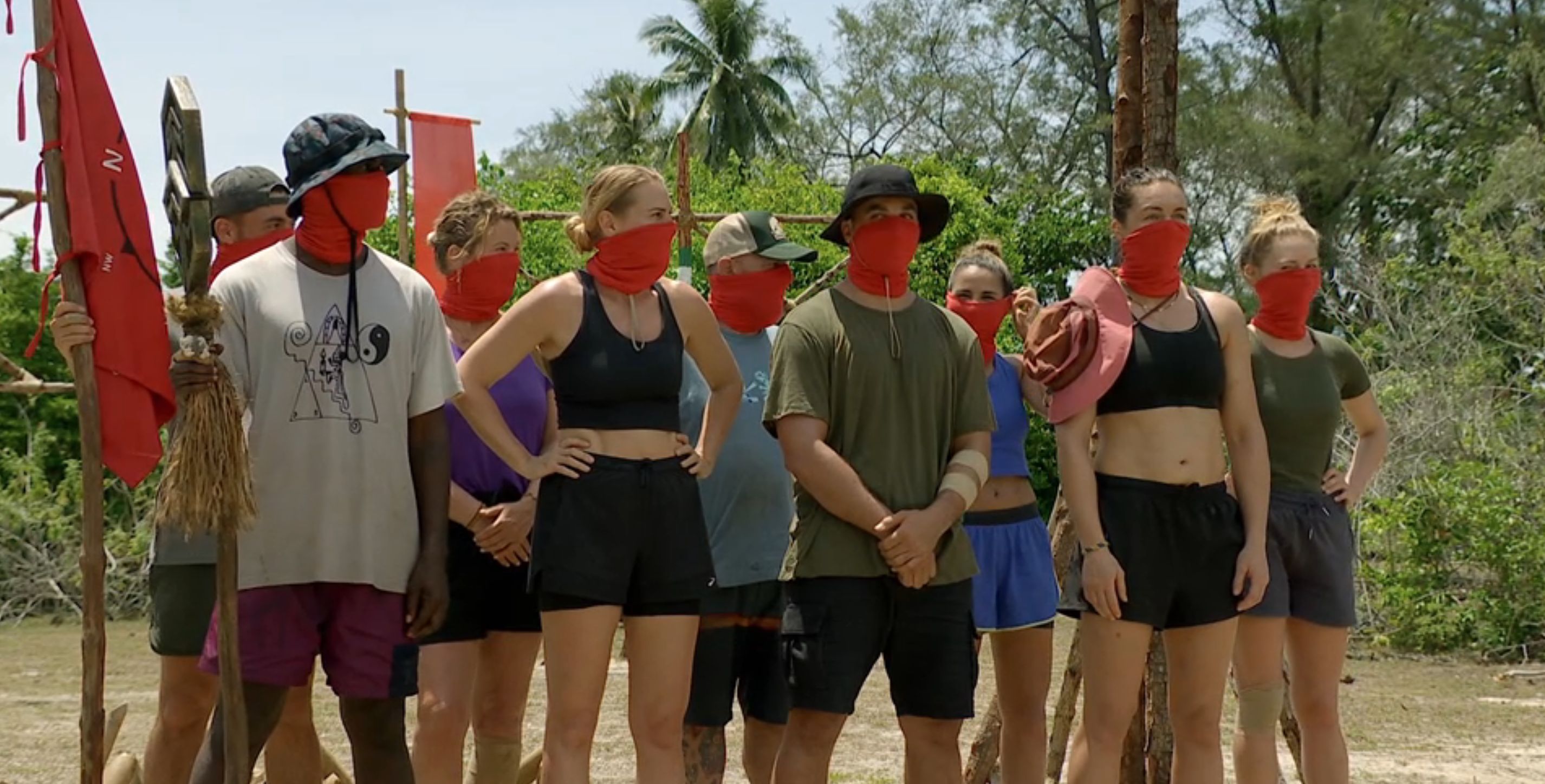 Expeditie Robinsondeelnemers lachen teamspirit concurrentie uit