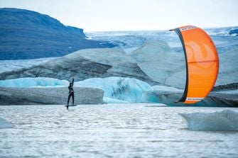 Kitesurfer Roderick Pijls IJsland