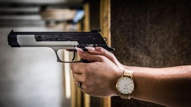 Foto van een pistool ter illustratie. Beeld: ANP