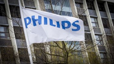 Foto van Philips vlag
