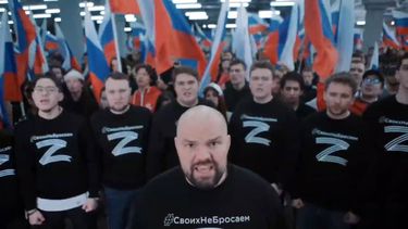 Z teken symbool Russische Rusland Oekraïne