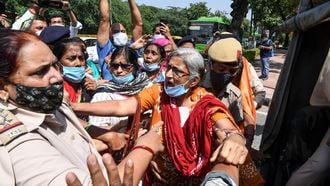 india, demonstratie, slachtoffer, verkrachting