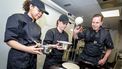 Jongeren met een beperking of een grote afstand tot de arbeidsmarkt krijgen van keurmeester Rob Geus een kans in zijn nieuwe pannenkoekrestaurant De Wensboom in Barendrecht. / BOOMERANG FOTOGRAFIE