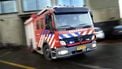 UTRECHT - Een brandweerwagen rukt uit. ANP  LEX VAN LIESHOUT