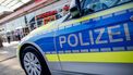 2018-10-16 12:47:35 epa07096943 A police car is parked in front of a pharmacy at the Central Station in Cologne, Germany, 16 October 2018. Police are investigating a terrorist background after a hostage-taking at Cologne's Main Station on 15 October 2018, in which the hostage-taker was shot down by special forces and seriously injured.  EPA/SASCHA STEINBACH