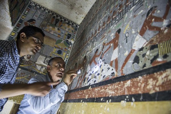 4300 jaar oud graf ontdekt in Egypte. 