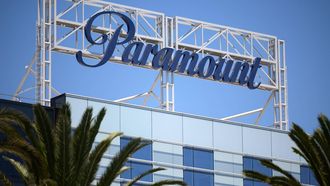 epa12289314 Paramount signage is on display in Los Angeles, California, USA, 07 August 2025. Paramount Global and Skydance Media have completed their $8.4 billion merger, with the company renamed ‘Paramount Skydance Corp’.  EPA/ALLISON DINNER