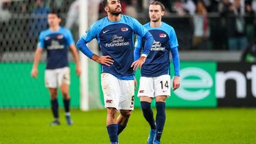 WARSCHAU - Vangelis Pavlidis of AZ Alkmaar baalt van de 2-0 tijdens de UEFA Conference League wedstrijd in groep E tussen Legia Warschau en AZ Alkmaar in het Legia Warsaw Municipal stadion op 14 december 2023 in Warschau, Polen. ANP ED VAN DE POL
