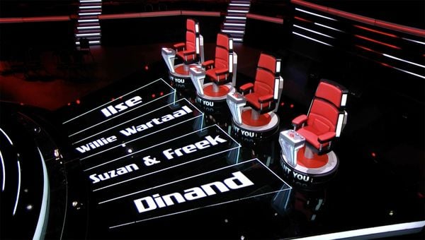 stoelen coaches the voice of holland
