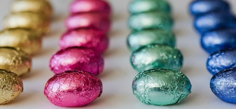 paaseitjes paaseieren chocolade