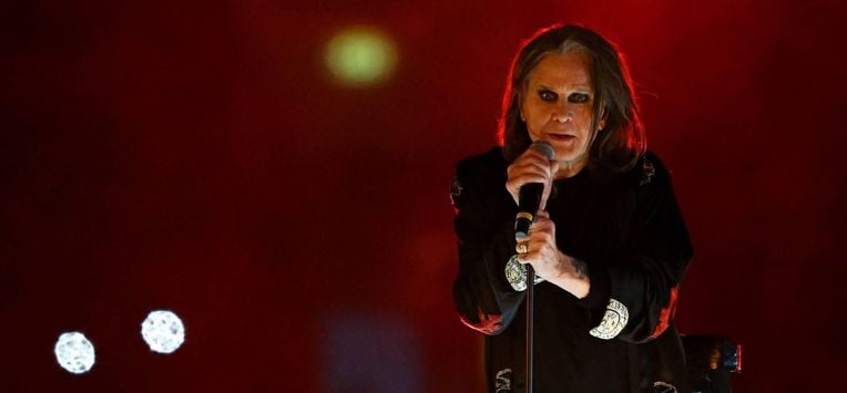 British singer Ozzy Osbourne performs during the closing ceremony for the Commonwealth Games at the Alexander Stadium in Birmingham, central England, on August 8, 2022. 
Andy Buchanan / AFP