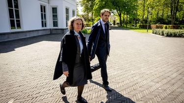 DEN HAAG - Marjolein Faber Minister van Asiel en Migratie na  de ministerraad. Het kabinet komt wekelijks bijeen in het Catshuis, de officiele ambtswoning van de premier. ANP ROBIN UTRECHT