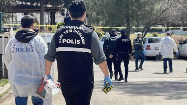 epa12888861 Turkish police investigators work at the site of a shooting that took place in a school in Siverek district of Sanliurfa, Turkey, 14 April 2026. At least 16 people have been injured after a former student opened fire at the Ahmet Koyuncu Vocational and Technical Anatolian High School in Siverek district, before killing himself with the same weapon, according to governor Hasan Sildak.  EPA/STRINGER
