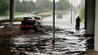extreme regen overstroming kerkrade