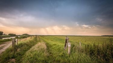 onweer, natuur, weer, weiland, nederland, weerbeeld